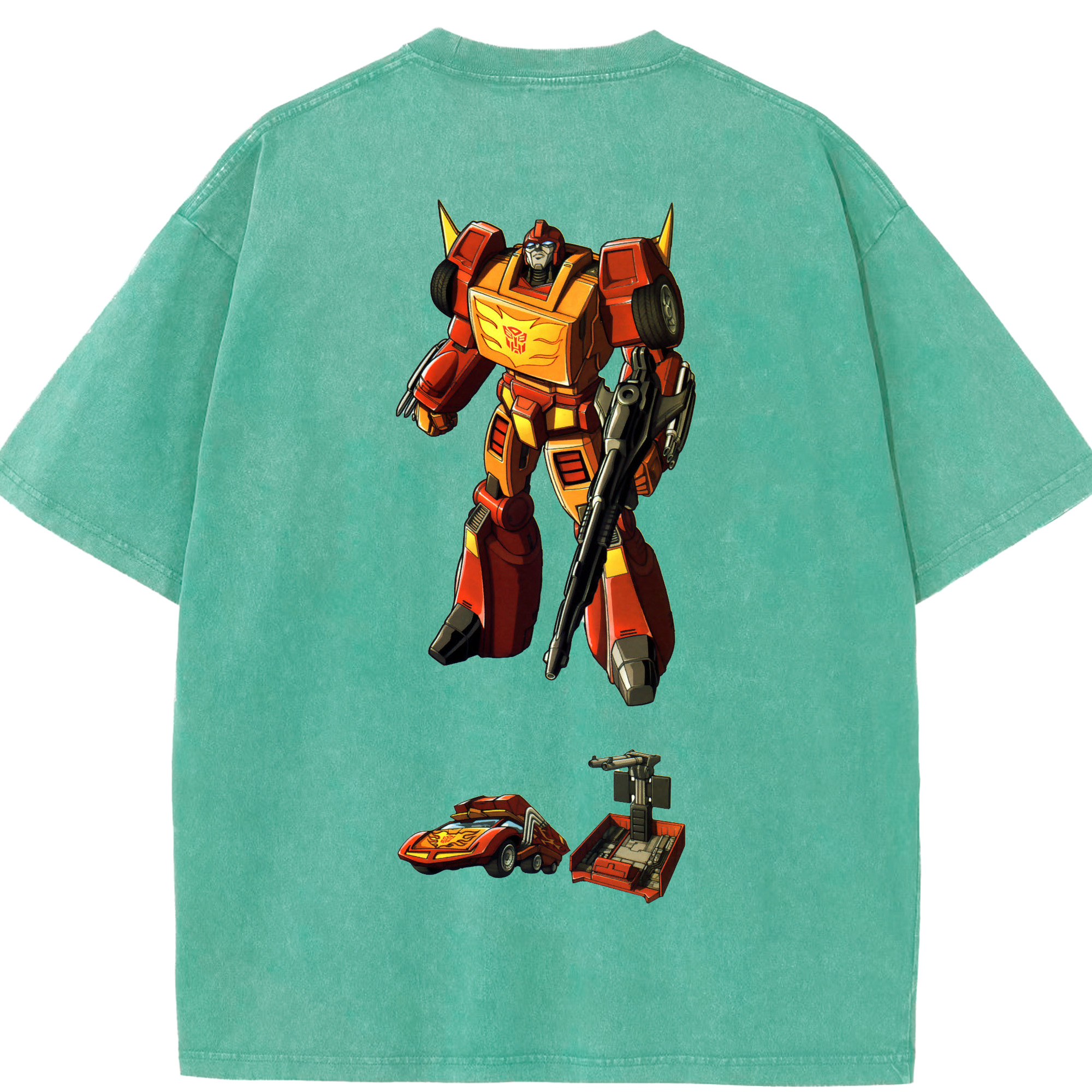（画像用）  綿100% ヴィンテージ風 半袖Tシャツ（背面プリント）